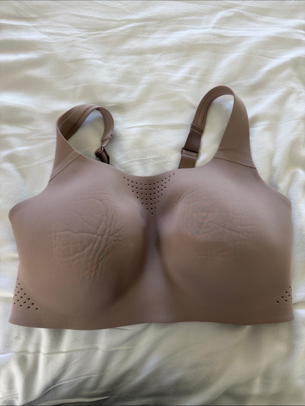 Victoria Secret VSX Featherweight Max Sports Bra - Taupe